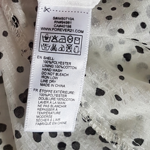 Love21 White and Black Patterned Skirt - Picture 4 of 4